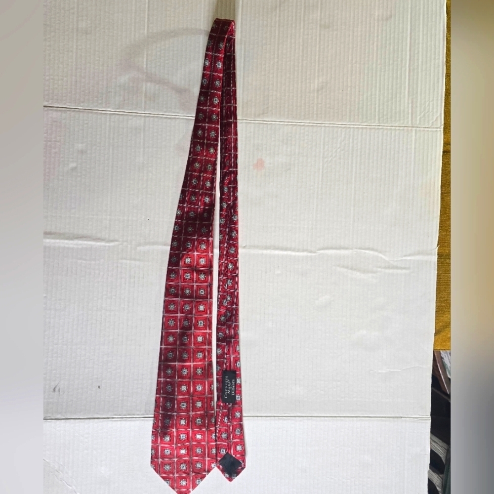 Countess Mara Silk Red Geometric